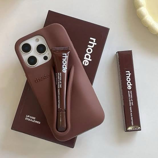 Rhode iPhone Case with Peptide Liptint