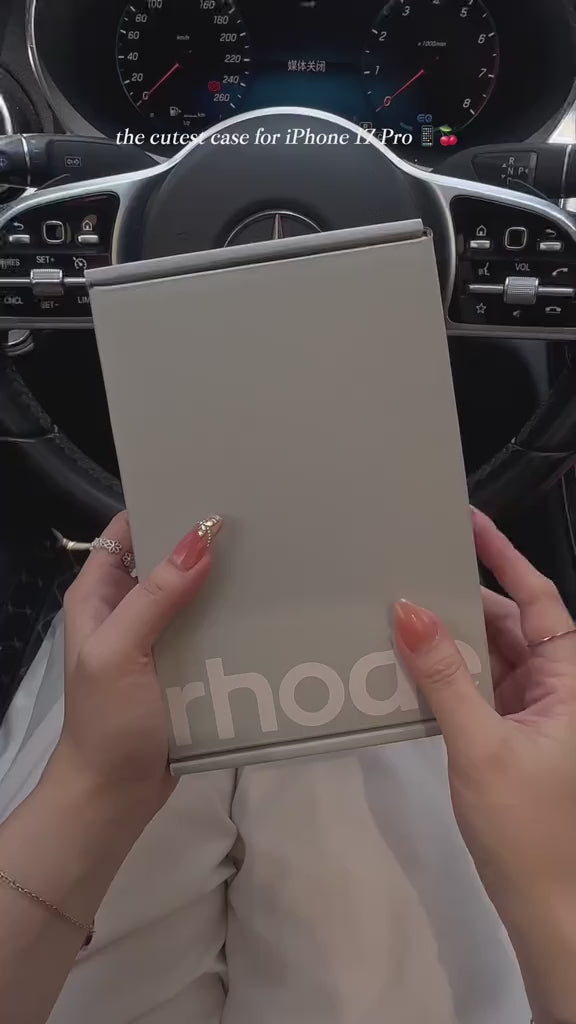 Rhode iPhone LipGloss Silicone Case - Raspberry