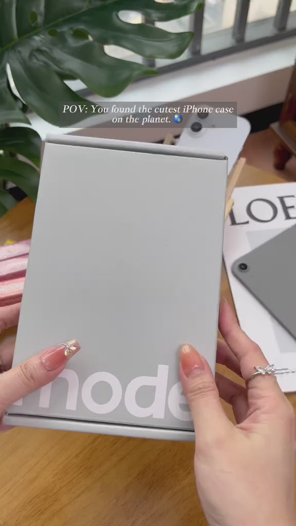 Rhode iPhone LipGloss Silicone Case - Titanium Grey