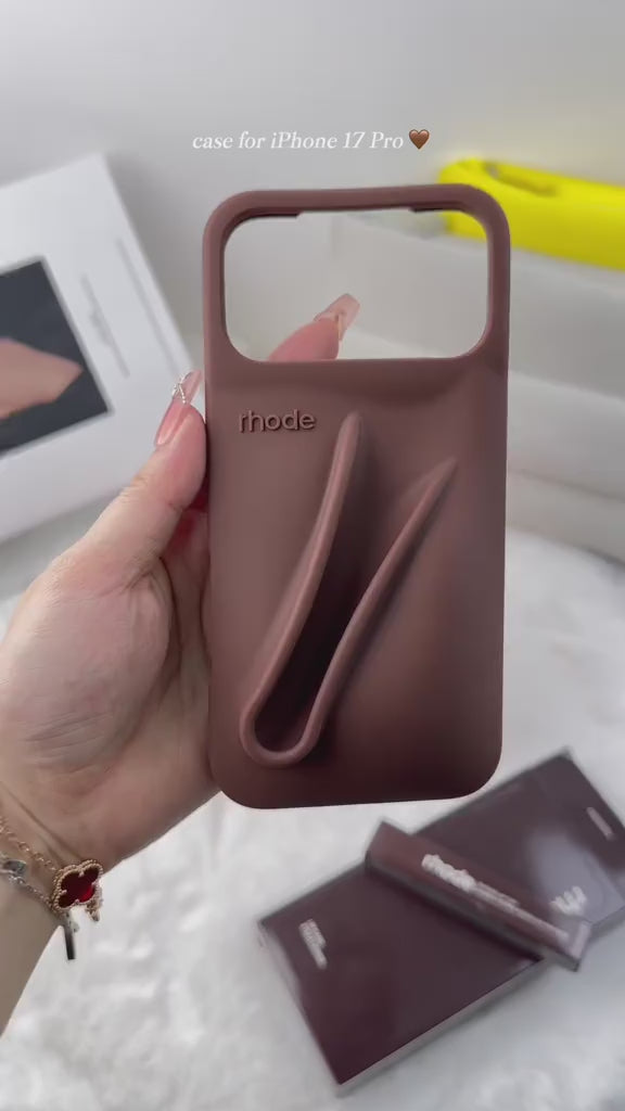 Rhode iPhone LipGloss Silicone Case - Expresso