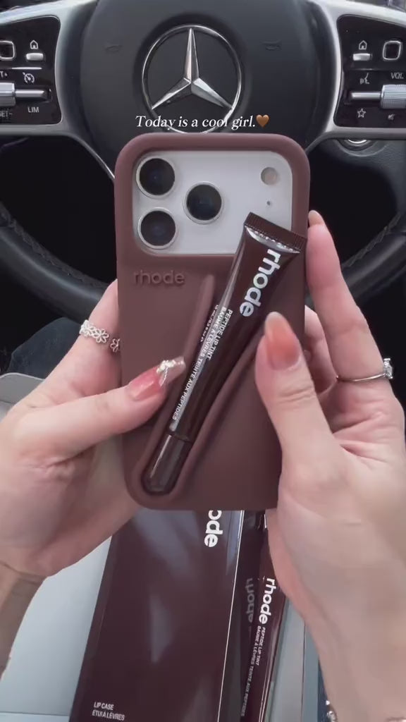 Rhode iPhone LipGloss Silicone Case - Expresso